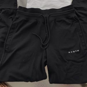 NVGTN jet black joggers